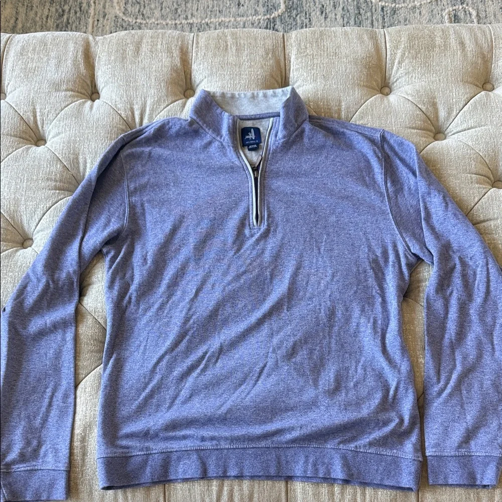 Johnnie O Men's M‎ Purple Quarter-Zip Sweater